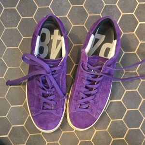P448 Purple Suede Sneakers